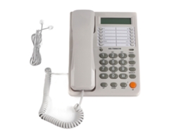 Aetheria telefone Fixo com Fio para Casa e Escritório com Identificação de Chamada e Display Lcd