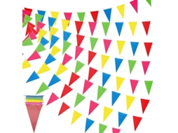 300 Bandeiras Triangulares De Cores Arco-íris Para Decoração De Festas, Casamentos E Celebrações