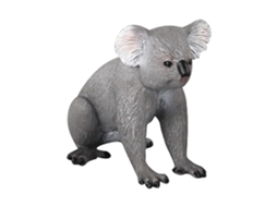 Mali brinquedo Modelo Estátua Animal Coala Sentado Plástico Simulado Lifelike Infantil