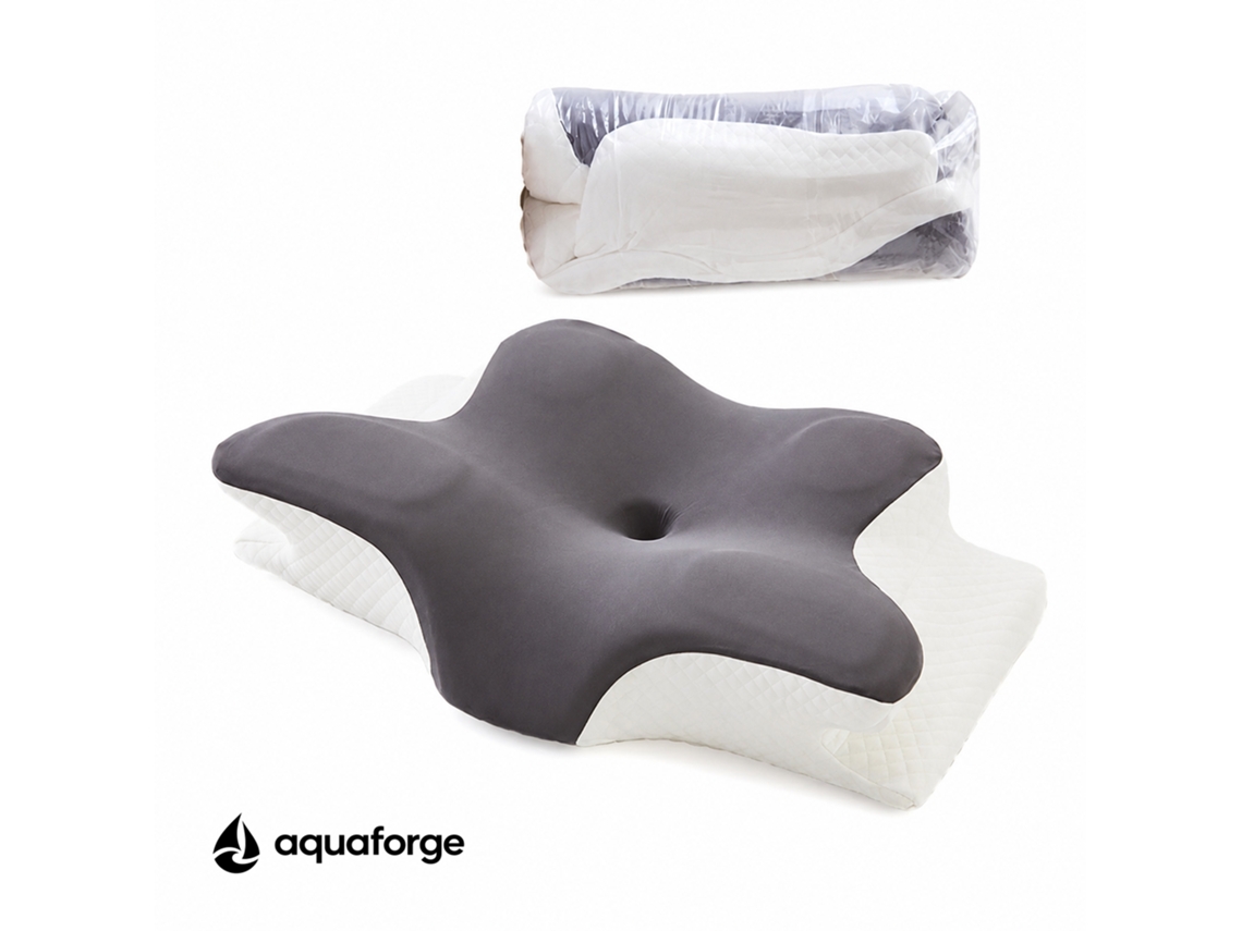 Almofada Cervical Ergonómica Espuma Viscoelástica 60 X 41 X 13 Cm