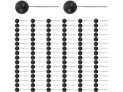 Tachinhas pré-marcadas para marcação, 5x11 mm, pacote com 600 unidades, tachinhas seguras para quadrados de cortiça em taludes.
