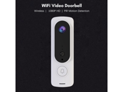 Campainha de Porta com Câmera Wi fi Sem Fio 1080p Hd Visão Noturna | S/MARCA