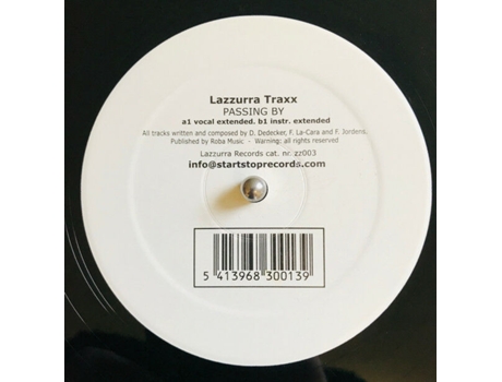 Vinil Passing By Lazzurra Records