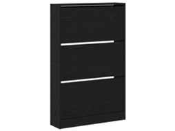 Sapateira com Porta Carvalho Castanho 80x21x125,5 cm MAISON EXCLUSIVE