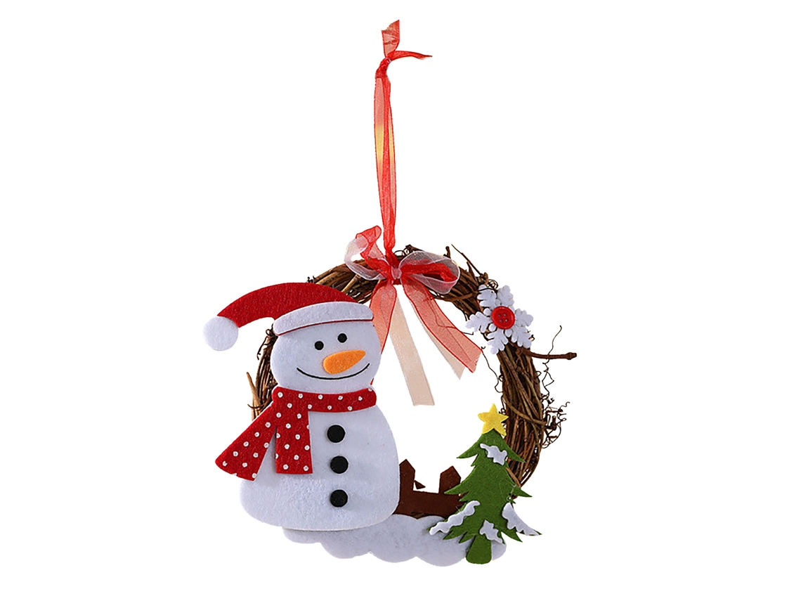 Laxiscreed Enfeite De Natal Com Boneco De Neve Para Decoração Festiva Em Casa