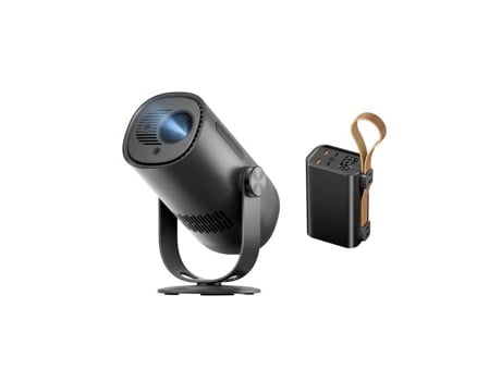 Freedo É Um Projetor Google Tv Portátil Com Baterias Externas, 1080p , 450 Lumens Iso. Dangbei (compatível Com 4k Via Hdmi)