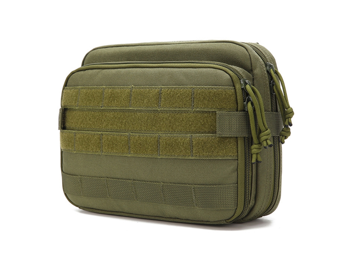 2026zentro-bolsa Tática Molle Com Design Laser Cut, Organizador Médico Militar, Ifak, Pochete Para Ferramentas, Verde Militar