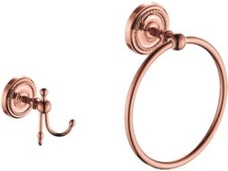 Porta-guardanapos De Latão, Porta-toalhas De Papel, 3 Lijucai Ring Em Ouro Rosa Antigo