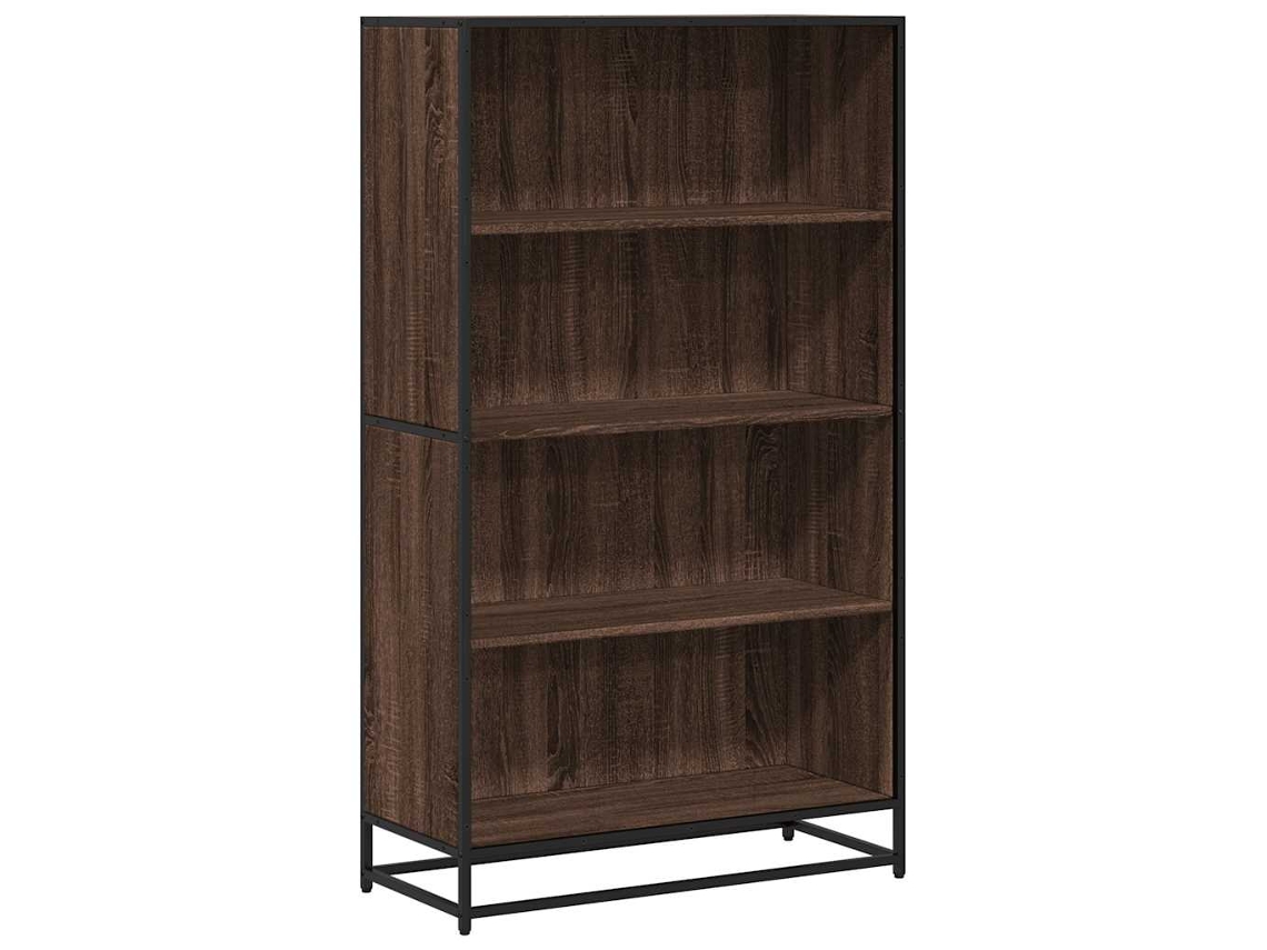 Bookcase, Bookcases Vidaxl Marrom Madeira Processada (n/a)