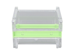 Cortador De Fita Transparente Dispenser Visível Para Casa Escola Escritório Fita Em Rolo Verde