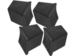 Villcase Conjunto De 4-protetores Piso Para Pés Cadeiras Capas Antiderrapantes Móveis Duráveis E Fáceis Instalar Reduzem