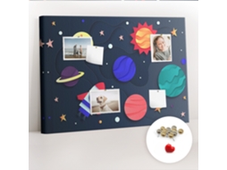 Painel De Cortiça Para Parede Espaço Infantil Para O Escritório Espelharte (70x100 Cm)