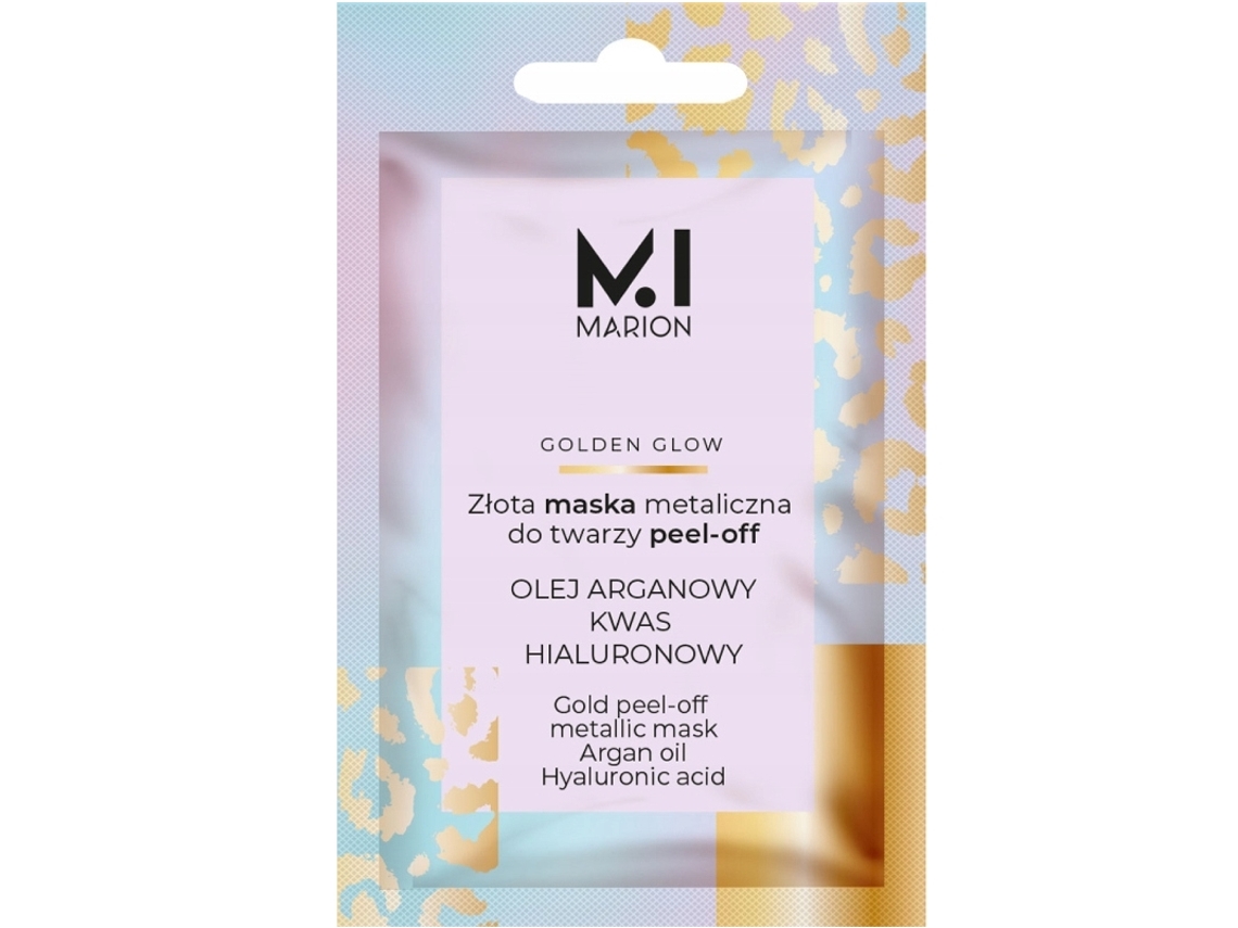 Máscara Peel Off Premier Gold Radiance, 6g Acabamento metálico luxuoso para pele luminosa Marion
