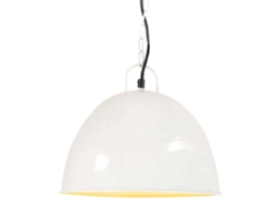Vidaxl Candeeiro Suspenso Vintage Indust. Redondo 25w 31cm E27 Branco