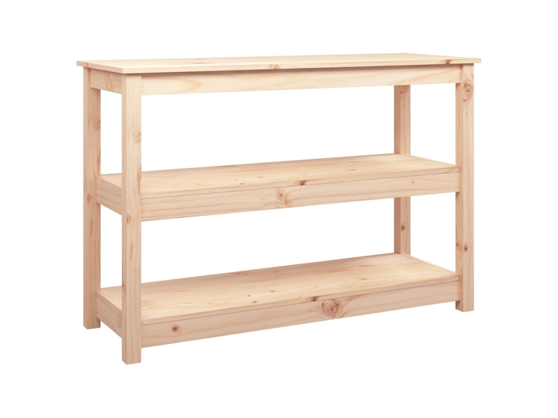 Console Table, Console Tables Vidaxl Marrom Madeira De Pinho (n/a)