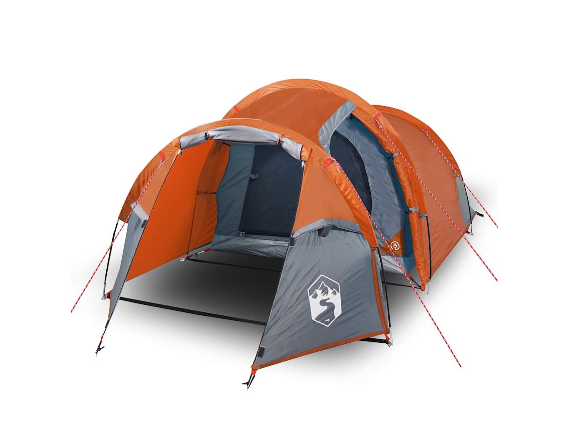 Camping Tent, Camping Tents Vidaxl Laranja Poliéster (3 Pessoas)