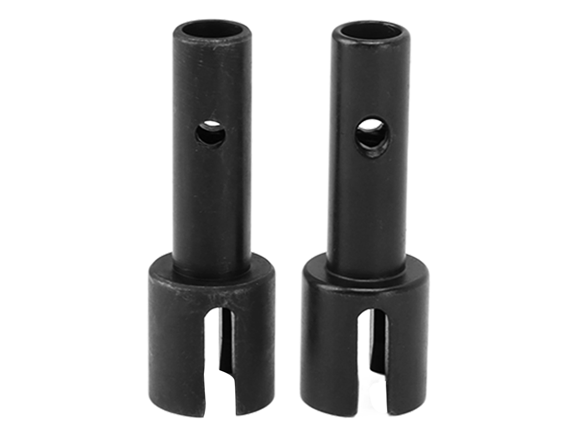 Mali 2pcs Eixos de Roda de Carro Rc de Aço Robustos para Veículos Zd Racing 1/8 Cor Preto