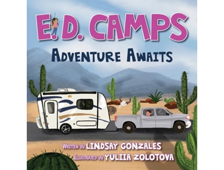 Livro E. D. Camps, Adventure Awaits de Lindsay Gonzales (Inglês)