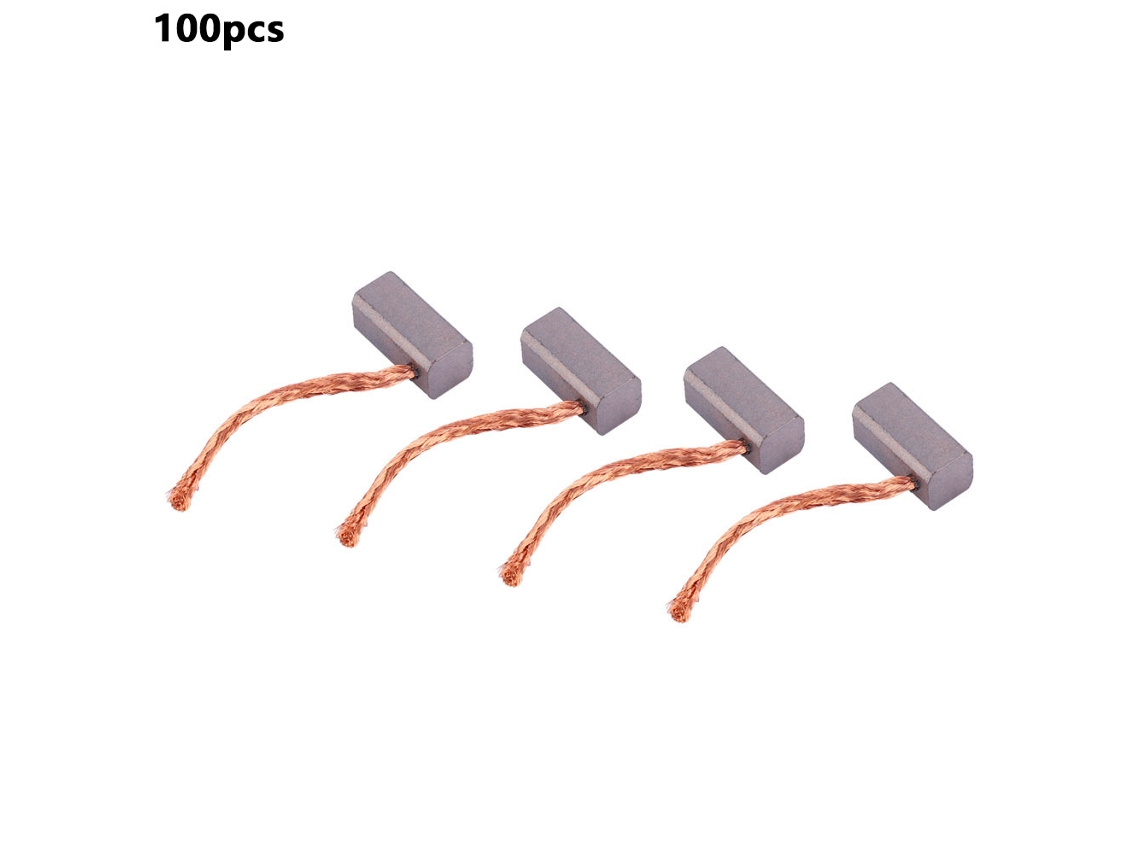 100pcs Pincel de Carbono J435A para Motor de Ventilador de Carro 12V/24V