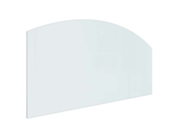 Maison Exclusive - Placa De Vidro Para Lareira Transparente 120 X 60 Cm Vidro