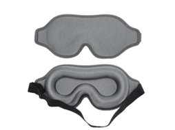 Máscara de Dormir, Lycra Dupla Face: Design 3d para Escuridão Total, Sono Confortável e Relaxamento em Casa AQUAFORGE