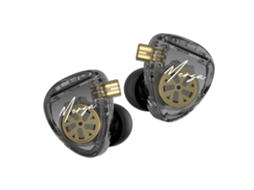 Fones intra auriculares com driver duplo EOOCOO de alta resolução