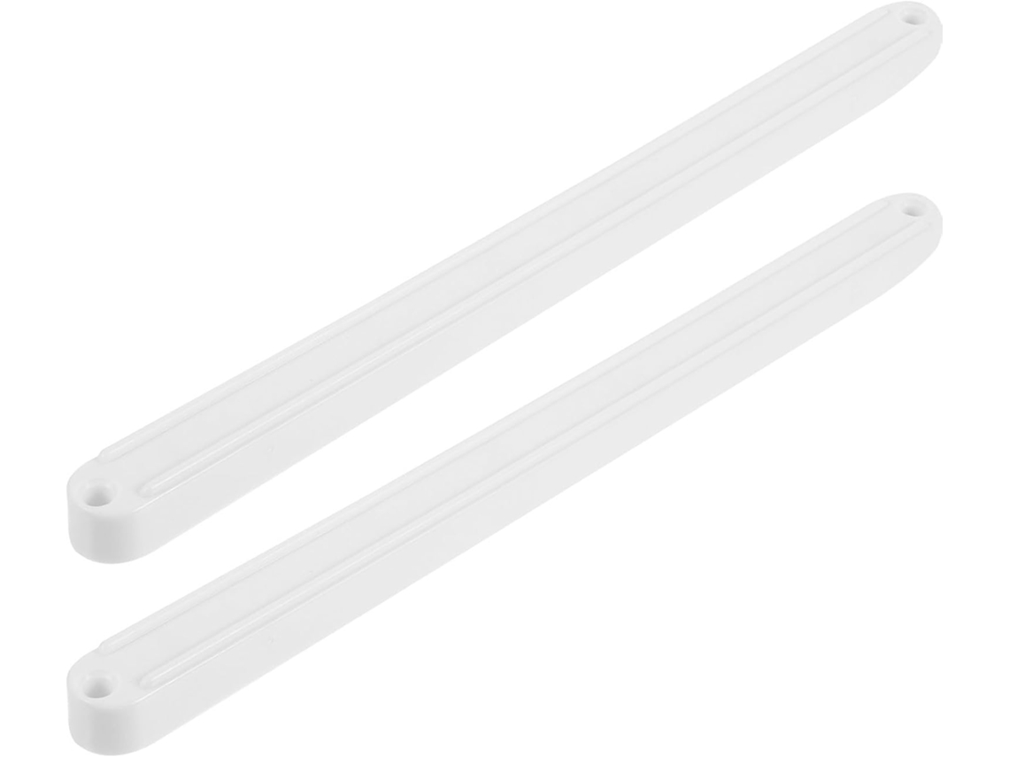 Corrediças De Gaveta Plástico Branco 235mm Para Teclado E Armário