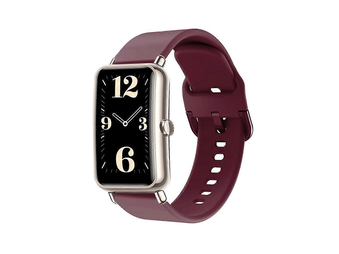 Pulseira De Silicone Com Fivela Colorida Para Huawei Band 6