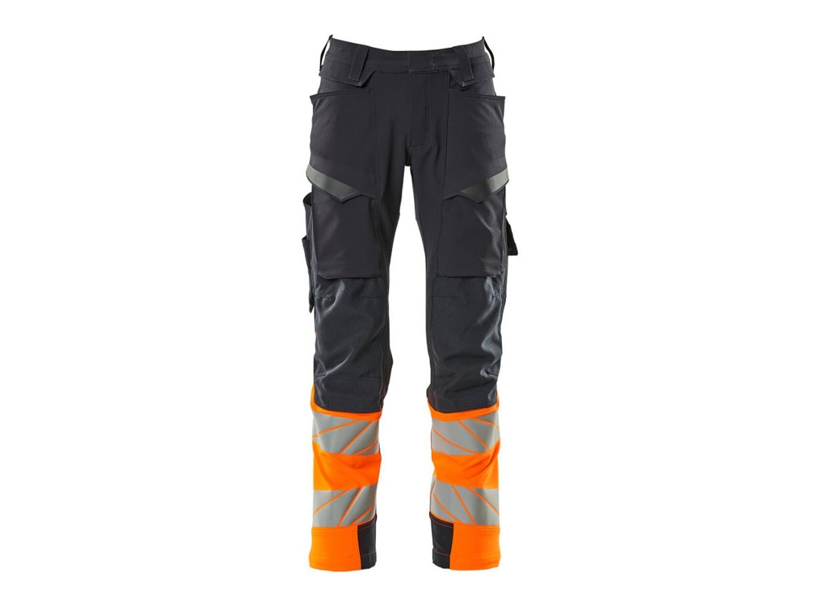 Calças Grandes Com Bolsos Para Joelheiras Accelerate Safe 19179 Preto 51 / 35 MASCOT