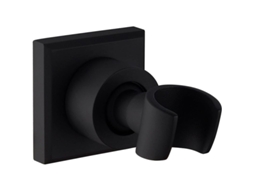 Soporte De Ducha Negro Acero Inoxidable Pared Ajustable 360° Rotación Para Ducha De Mano Moderno