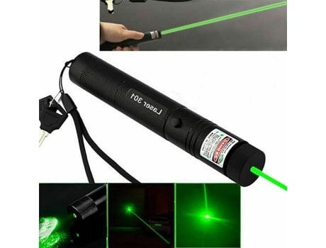 Ultra Poderoso 301 Pro Ponteiro Laser Verde 1mw 532 Ponteiro Bateria 18650 Grátis Borofone