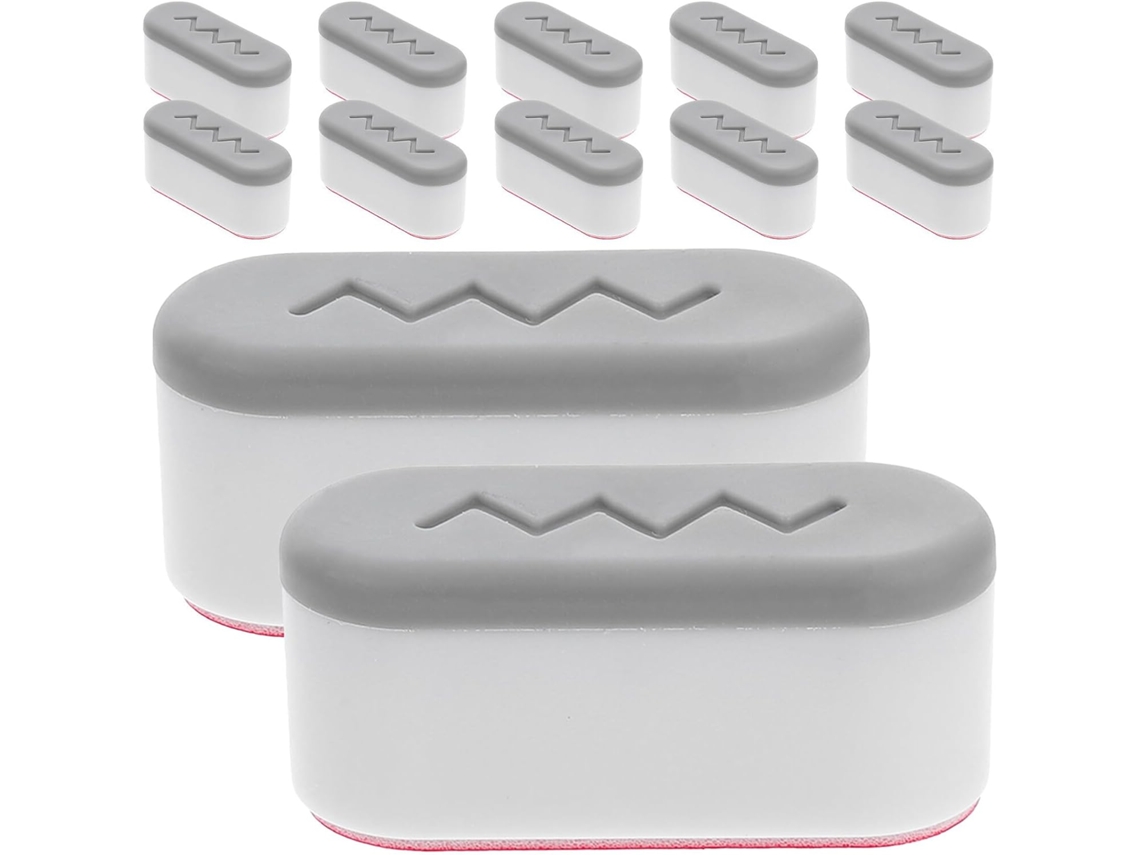 Kit Com 12 Protetores De Dobradiça Autoadesivos Para Assento Sanitário.