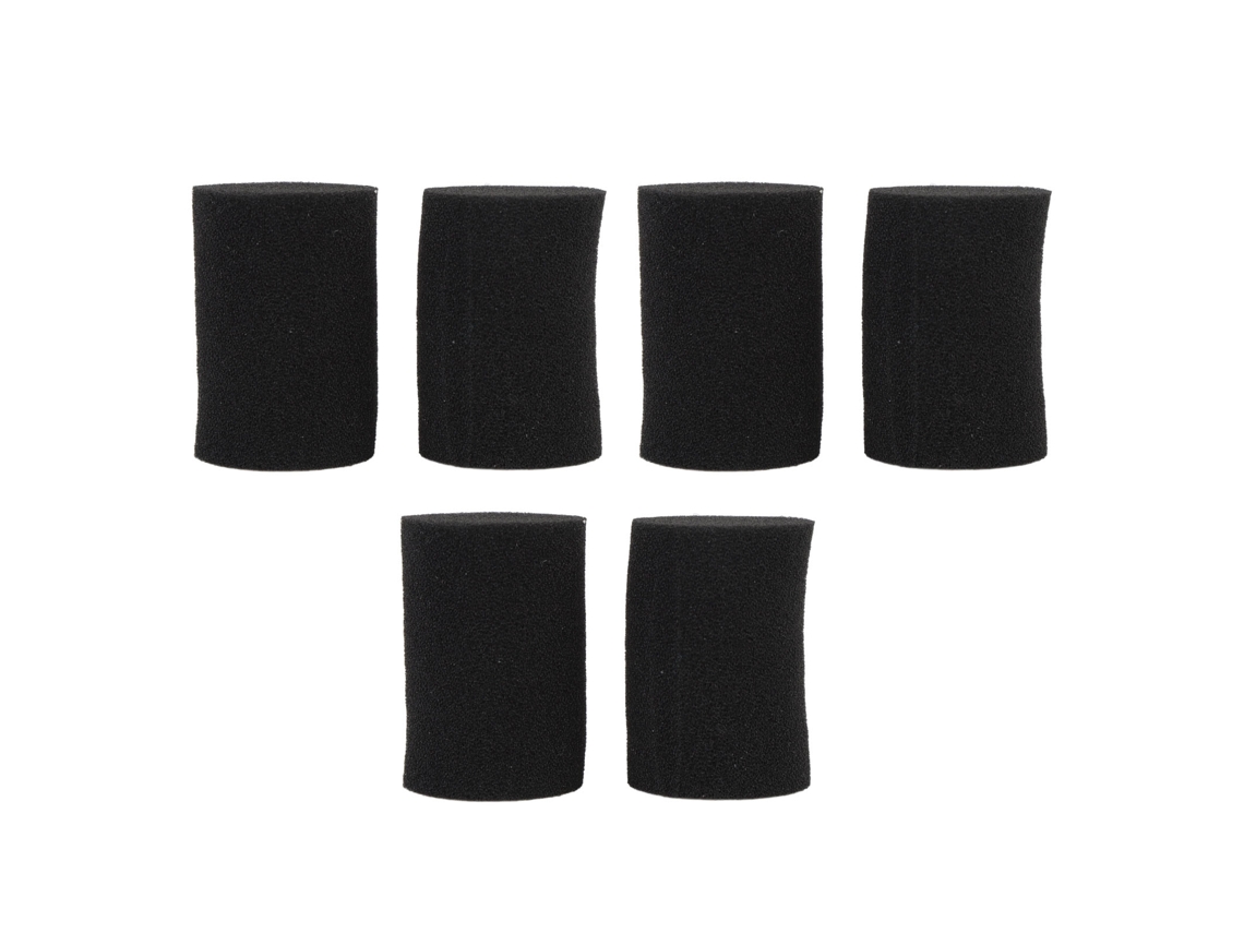 6pcs Esponja Tubo Porta Alto-falante Gabinete Subwoofer Vento Ar Baixo Diâmetro 35mm Altura 50mm