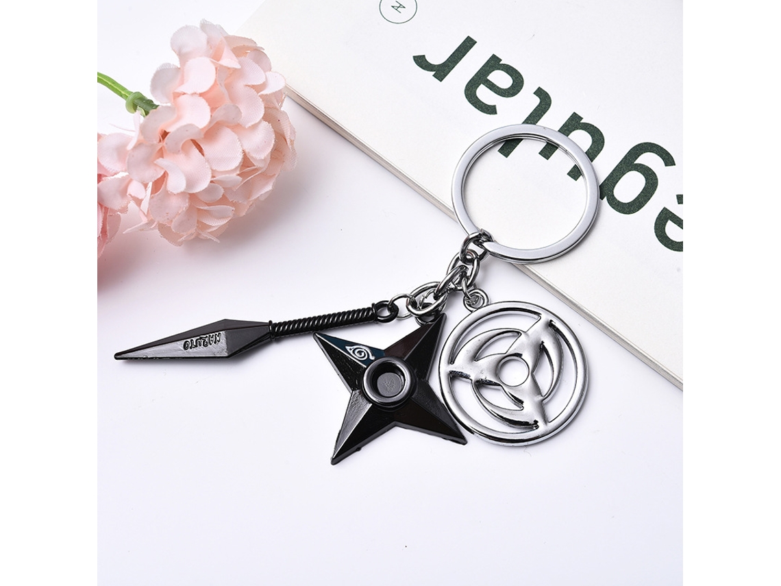Chaveiro Ninja Com Pingente Em Forma De Dardo Shuriken (shuriken) Chrui