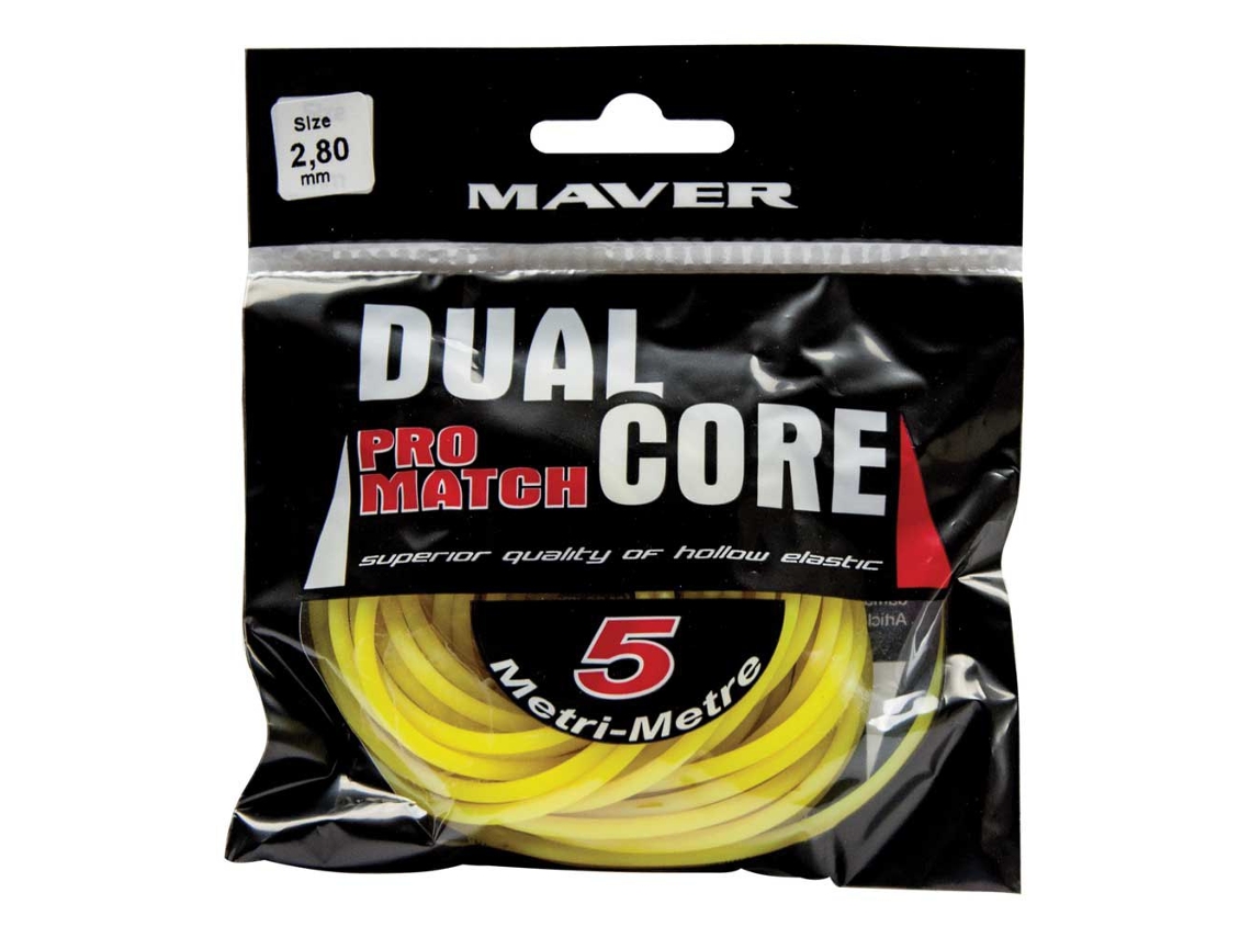 Linha Elástica Dual Core Pro Match 5 M Amarelo 2.80 Mmmaver