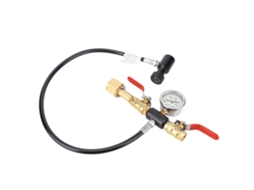 Adaptador De Co2 Laxiscreed Com Válvula Dupla, Manômetro 3000psi E Mangueira De 24 Polegadas