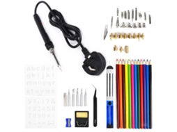 Conjunto De Soldador Laxiscreed Com 54 Peças, Ajustável 60w E Visor Digital Para Trabalhos Precisos