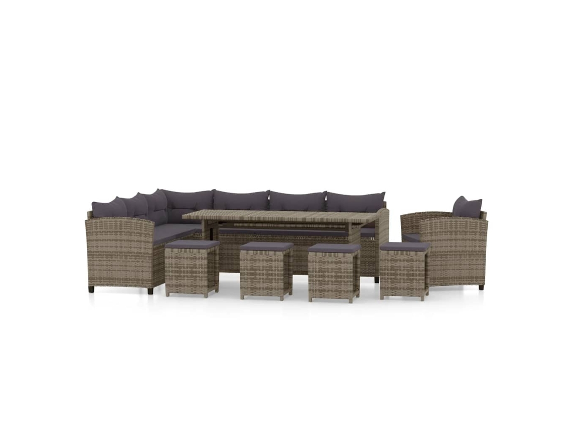 Garden Lounge Set, Garden Lounge Sets Vidaxl Cinzeto Rattan / Vime (n/a)
