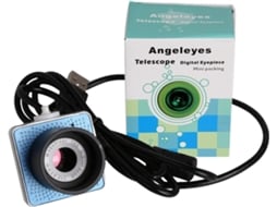 Telescópio com Ocular, Câmera Digital Usb para Imagens Astronômicas e Plugue SFUSHOS