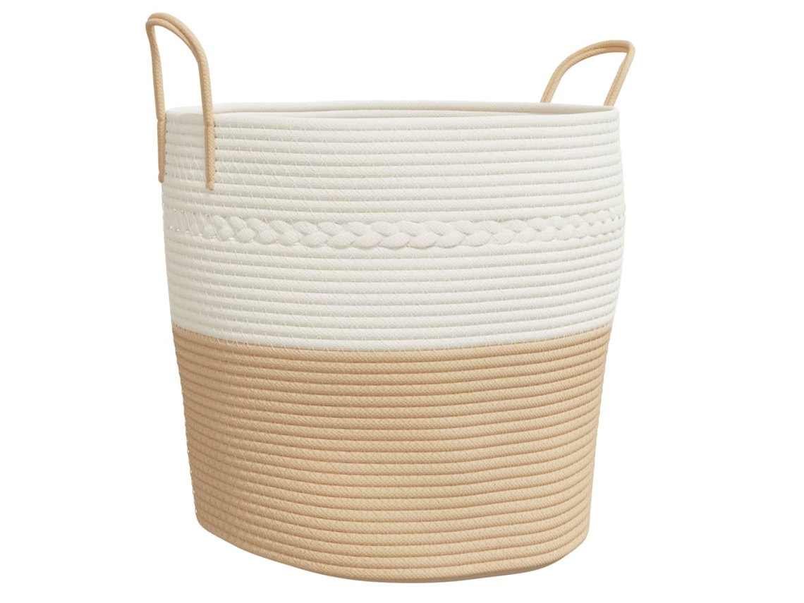 Storage Basket, Storage Baskets Vidaxl Multicolor Algodão (43 X 38 Cm)