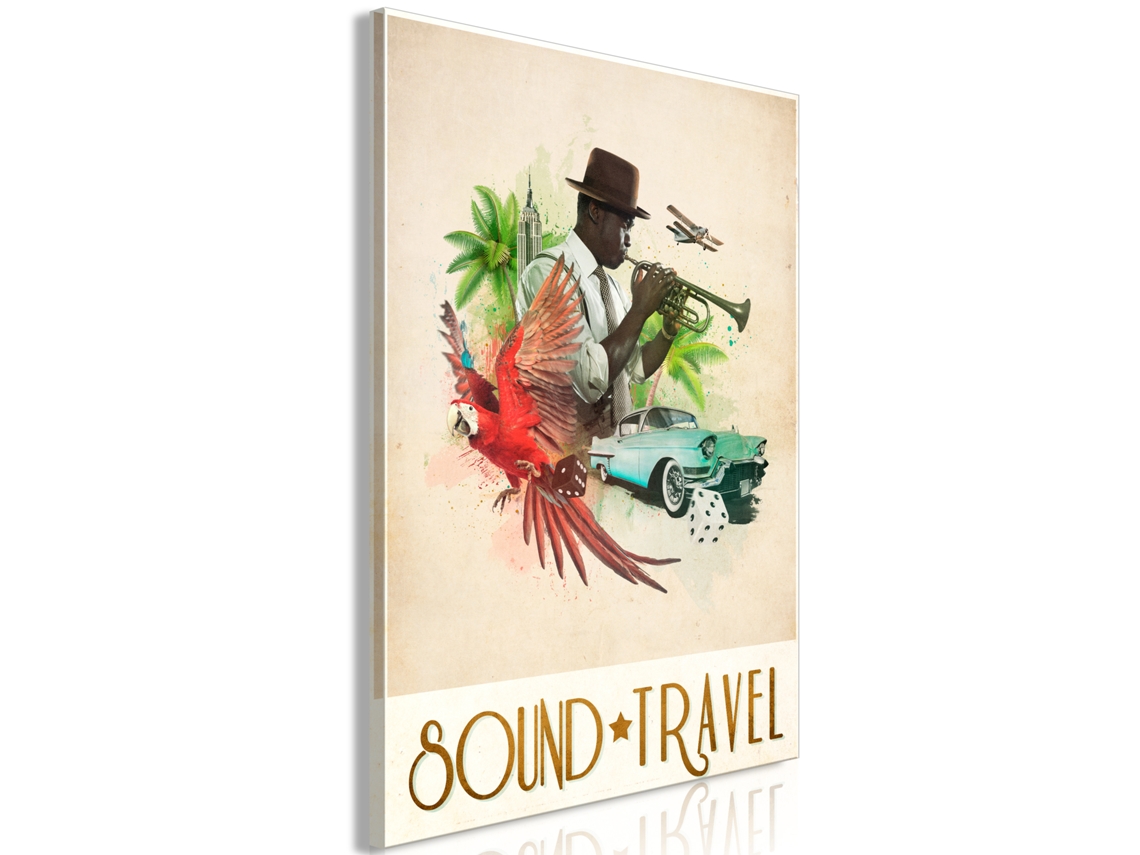 Quadro ARTGEIST Sound Travel (1 Part) Vertical (20x30)