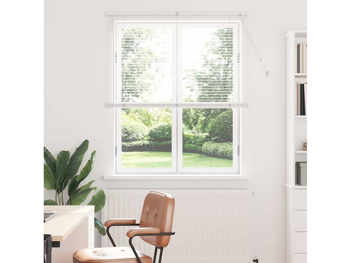 Vidaxl Persianas Venecianas Manual Branco 175 X 115 Cm Alumínio