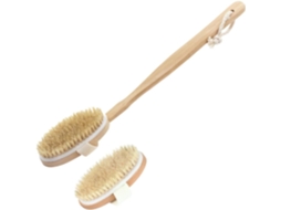 Conjunto De Escova Banho Alipis 2 Peças Com Cerdas Macias Para Massagem E Esfoliação, Escova De Costas Removível Para