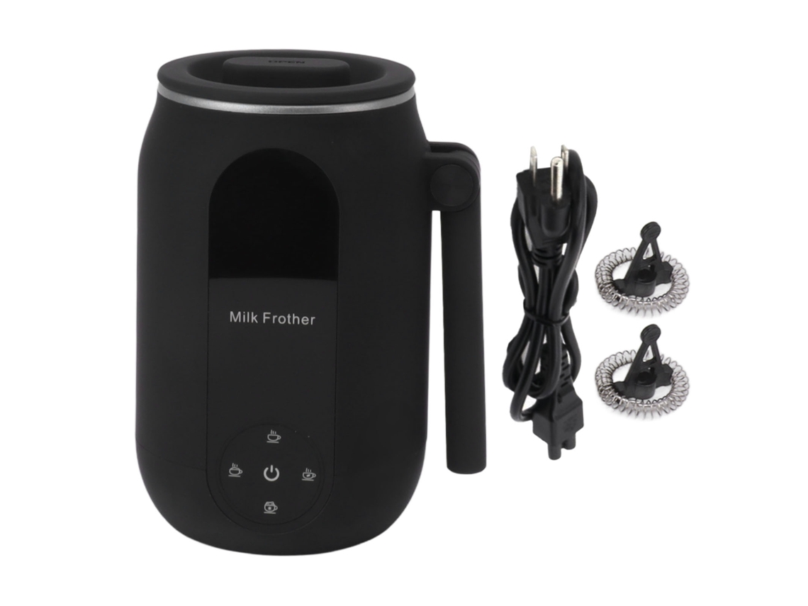 Espumador De Leite Elétrico Automático, Máquina De Espuma Quente E Fria E Aquecedor De Leite Para Latte