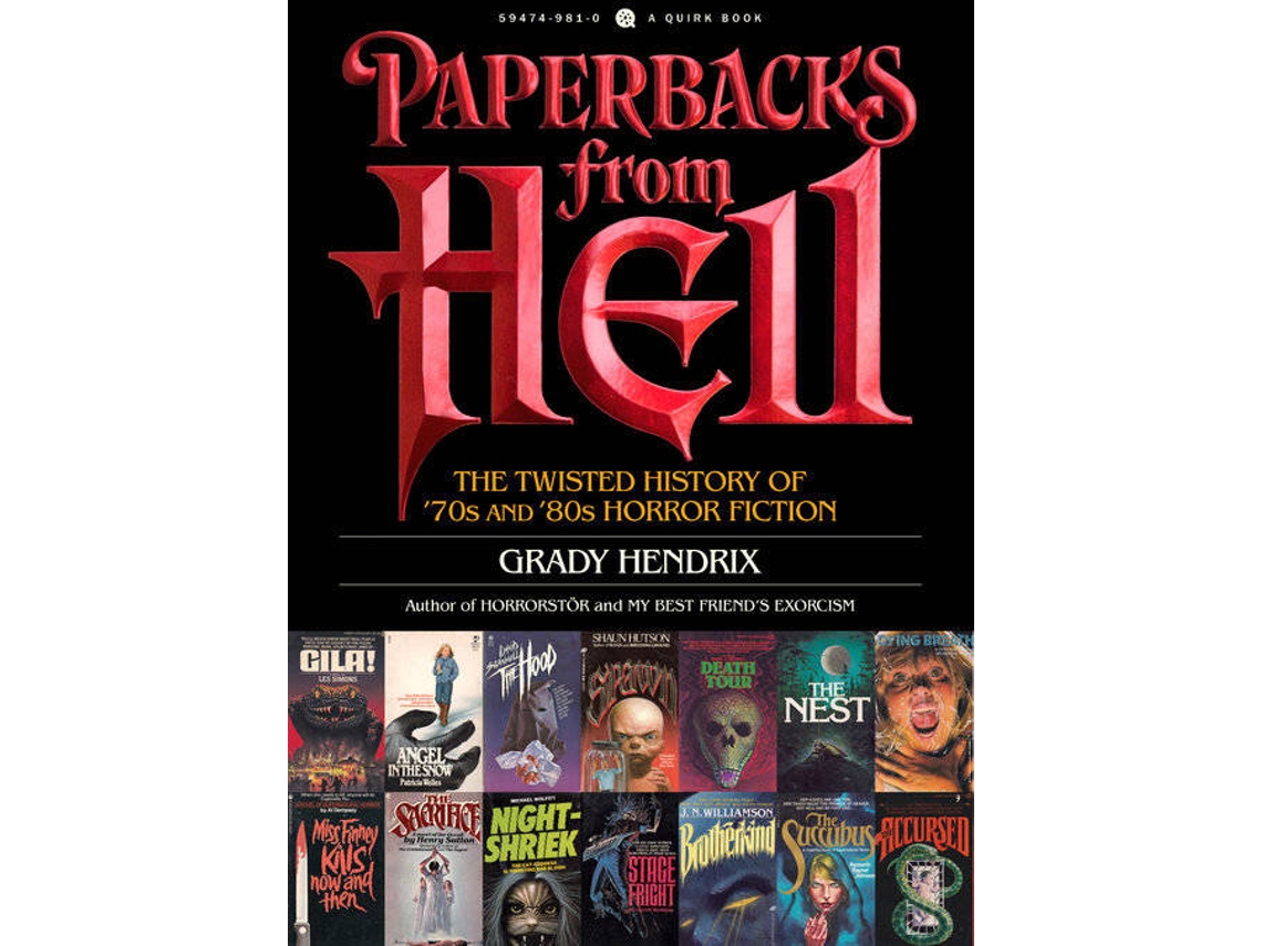 Livro Paperbacks from Hell de Grady Hendrix (Inglês)