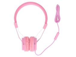 Headset LAXISCREED Fio 3.5mm Rosa