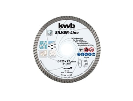 Disc Diamant Porc. Eco 125x1,2mm 49727570 Kwb Einhell