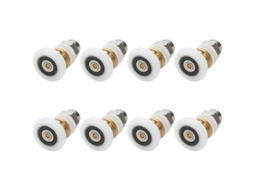 2026 ruedas para Porta de Ducha 25mm, 8 Peças, Compatíveis com Vidro 10 12mm, Nylon e Cobre