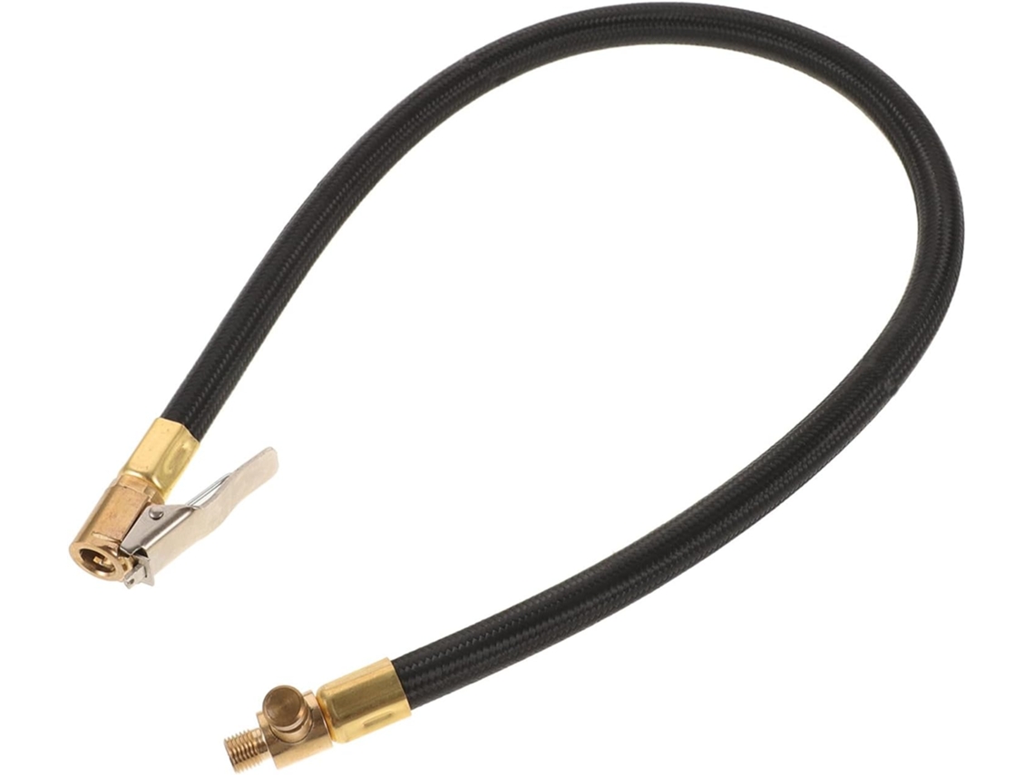 Tubo Extensor Preto Para Bomba De Compressor De Ar, Compatível Com Pneus.