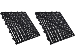 Pisos Modulares De 40x40 Cm Em Plástico Perfurado Antiderrapante Para Ambientes Internos.